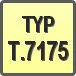Piktogram - Typ: T.7175